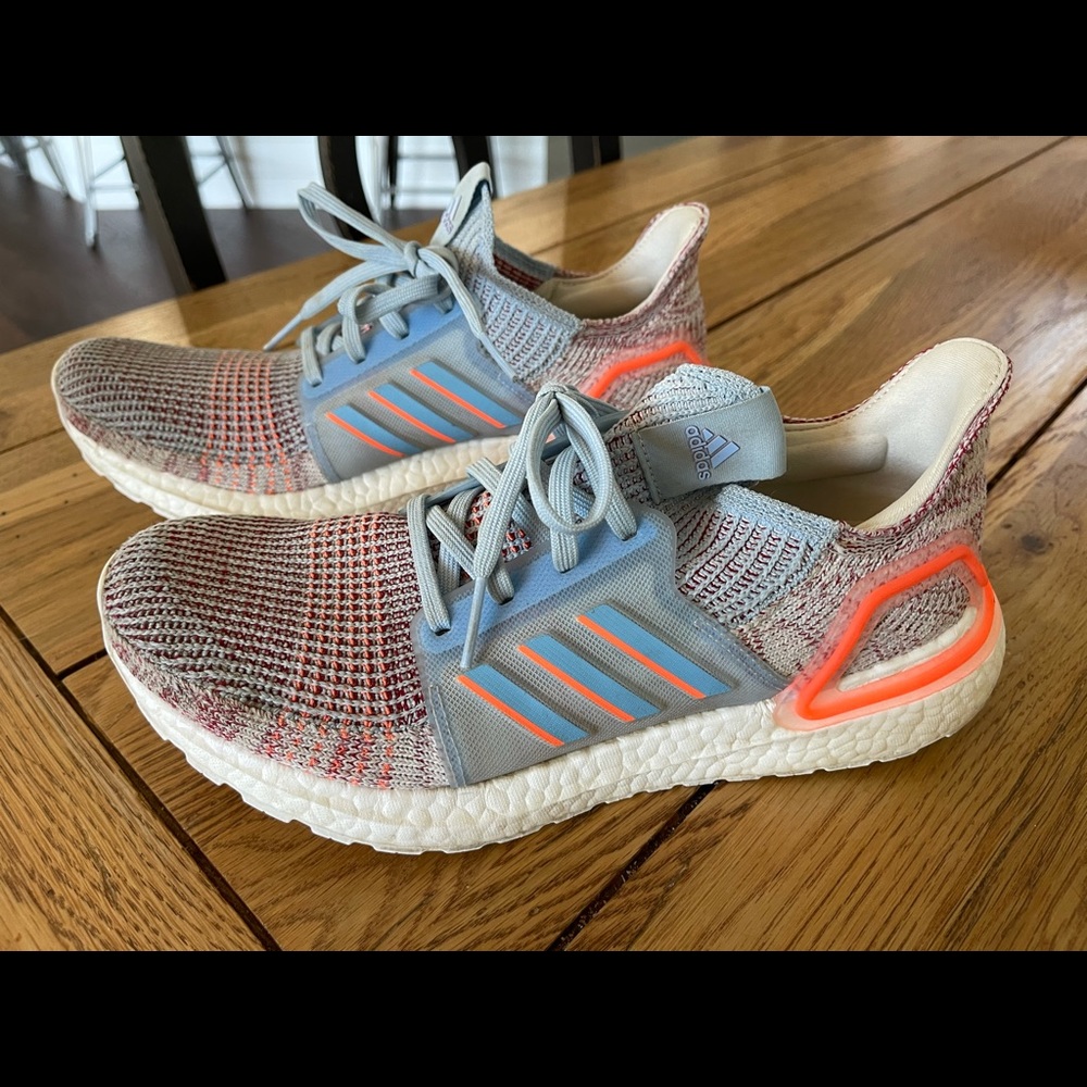 Adidas Running Ultra Boost 19 Blue Coral White.